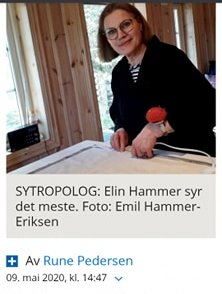 Elin Hammer,Sytropologi, målsøm duker og gardiner